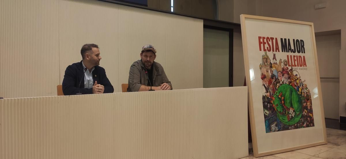 presentació cartell Festa Major Lleida 2025