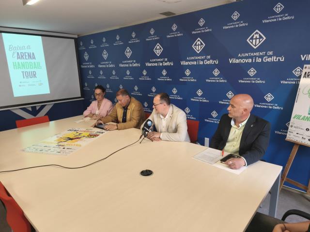 Presentación del Arena Handball Tour 2025 en Vilanova i la Geltrú 1