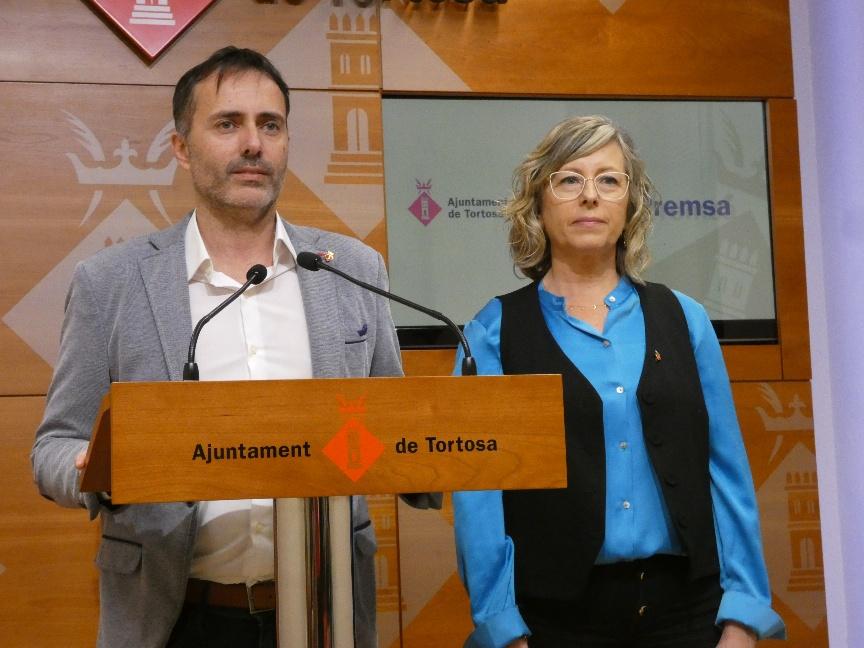 Jordi Jordan i Mar Lleixà en roda de premsa