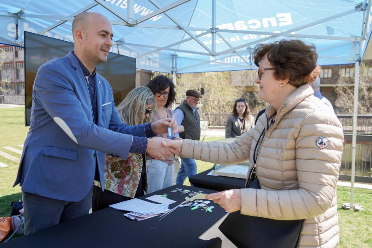El cònsol menor d'Encamp, Xavier Fernàndez, dona una de les claus dels horts socials (1)