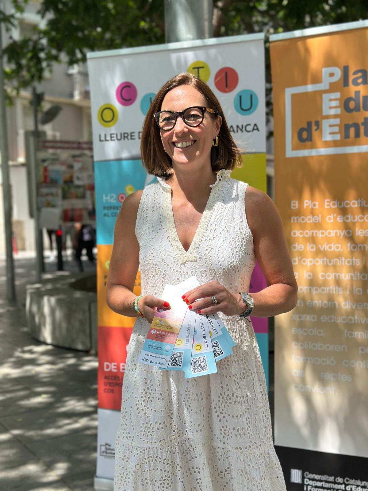 La regidora d’Educació, Esports i Turisme de Vilafranca del Penedès, Gemma Romeu