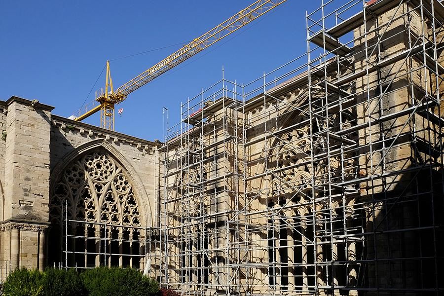 obras claustro Seu Vella Lleida