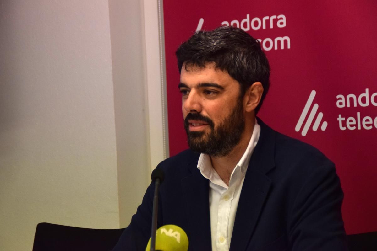 El responsable de màrqueting i vendes d'Andorra Telecom, Xavier Agulló