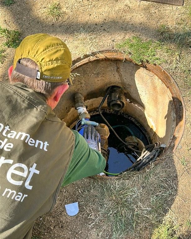 L’Ajuntament de Lloret implementa la xarxa de reg amb aigua freàtica al barri del Rieral