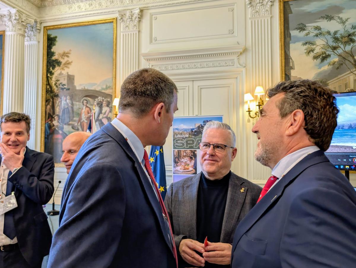 Pere Granados en la reunió de l'AMT a Londres