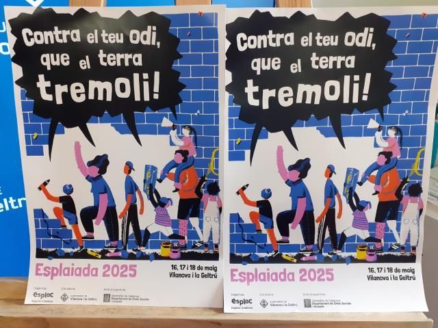 Cartell amb el lema d'enguany de l'Esplaiada 2025