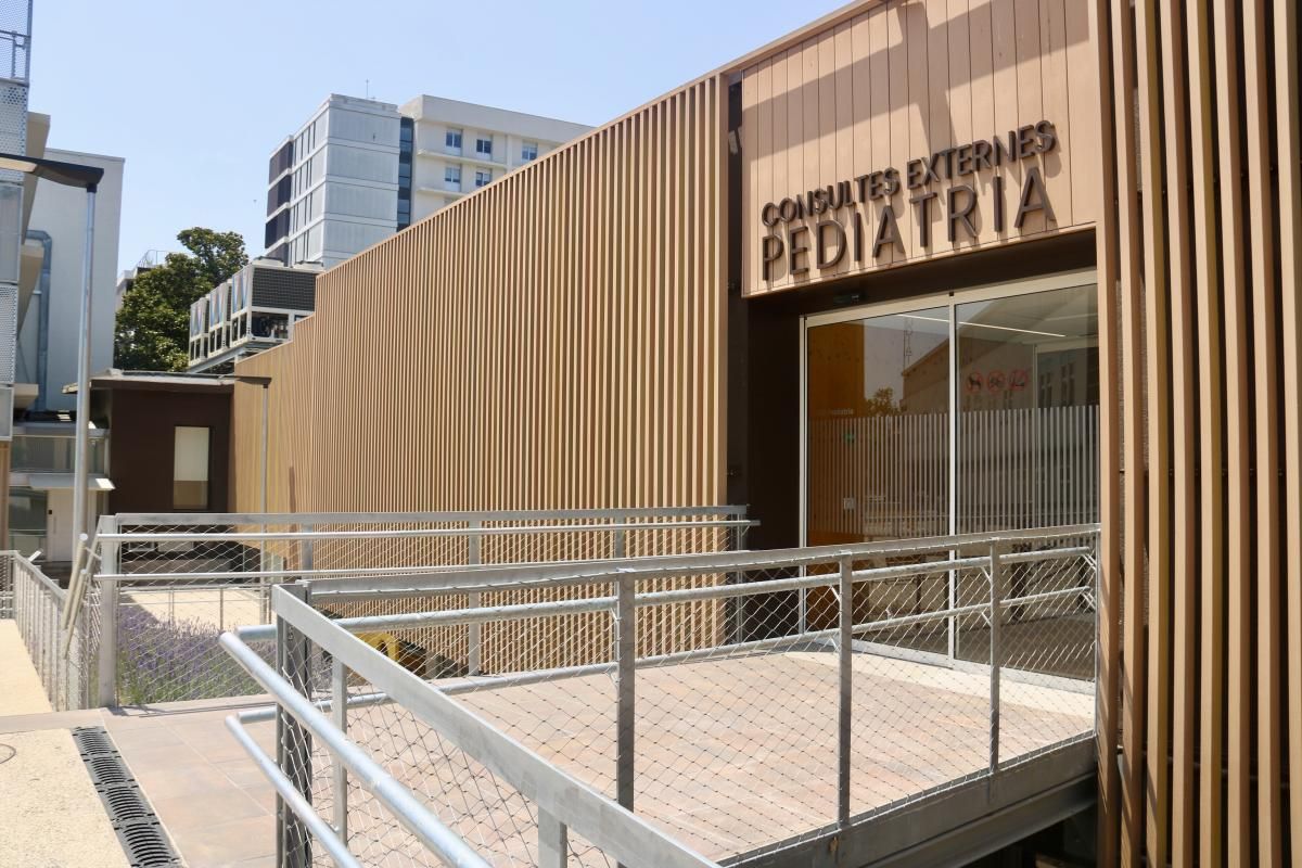 Espai de les consultes externes de pediatria de l'hospital Parc Taulí de Sabadell