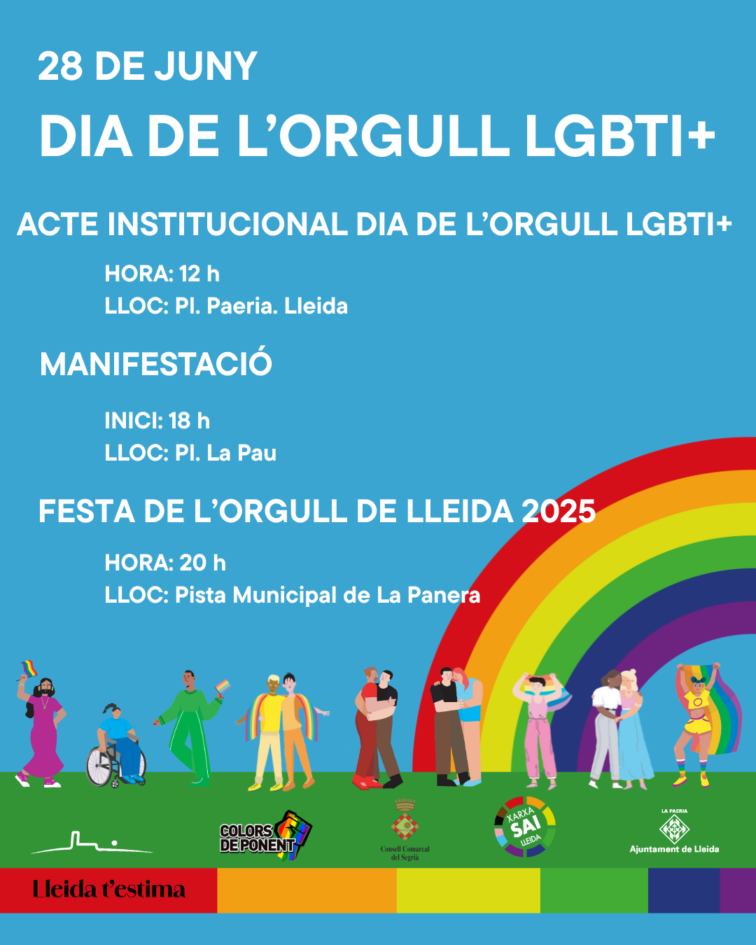 cartell Festa Orgull Lleida 2025