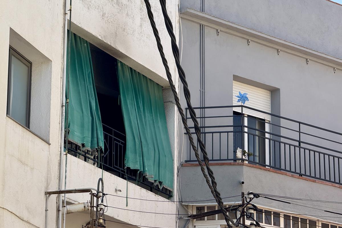 L'habitatge de Mataró on han mort dues persones en un incendi
