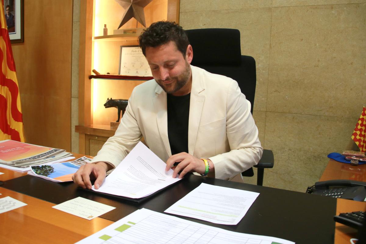 L'alcalde de Tarragona, Rubén Viñuales, en una entrevista a l'ACN 1
