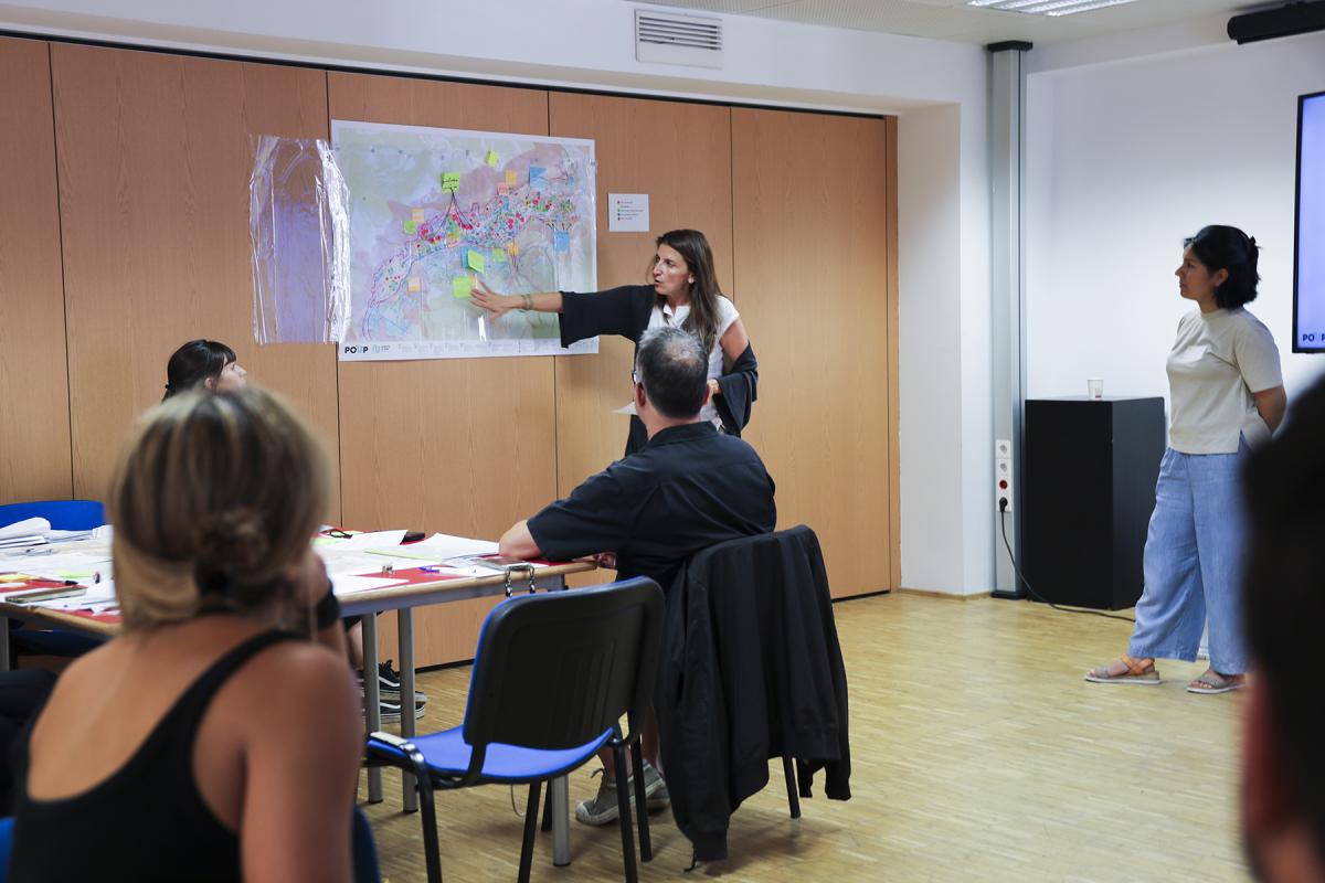 Un moment del quart taller deliberatiu del POUP d'Andorra la Vella
