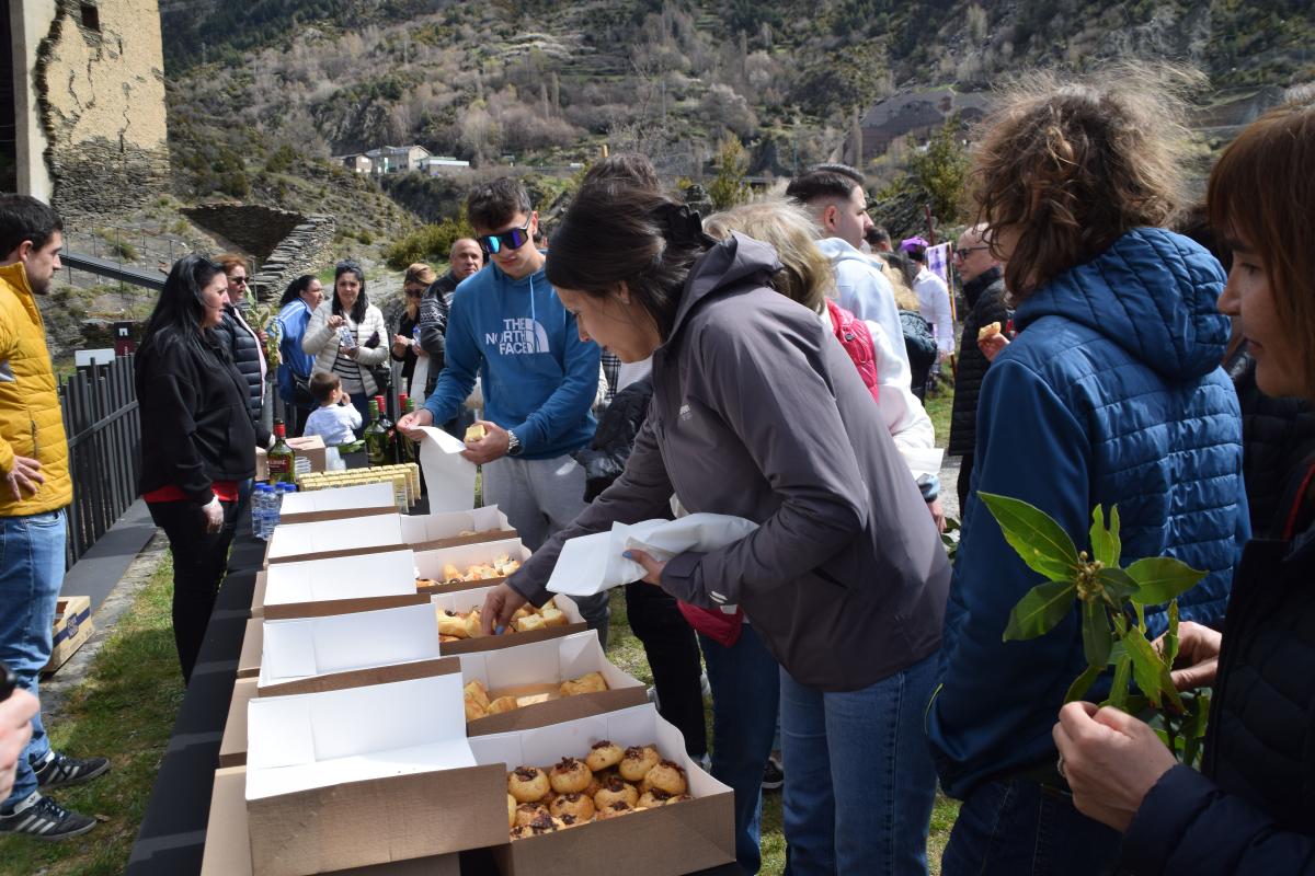 L'esmorzar per celebrar la Diada de Sant Romà les Bons d'Encamp