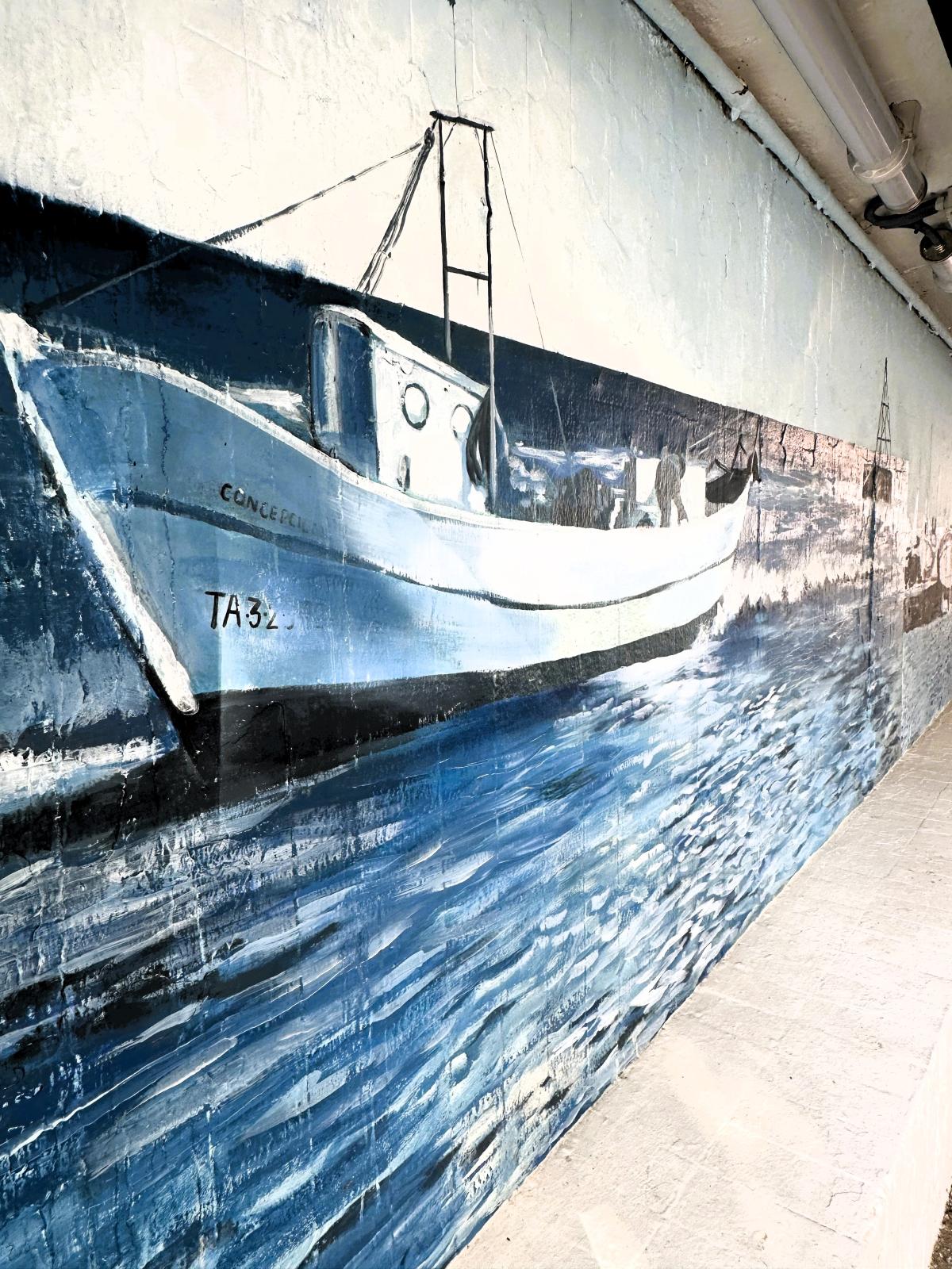 245 Mural pas soterrat Baix a Mar 2 Torredembarra