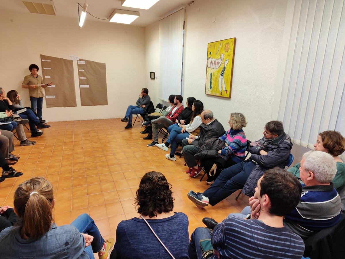 imatges d'arxiu d'alguna de les taules participatives celebrades durant la primera fase del Pla de Tarragona Cultura