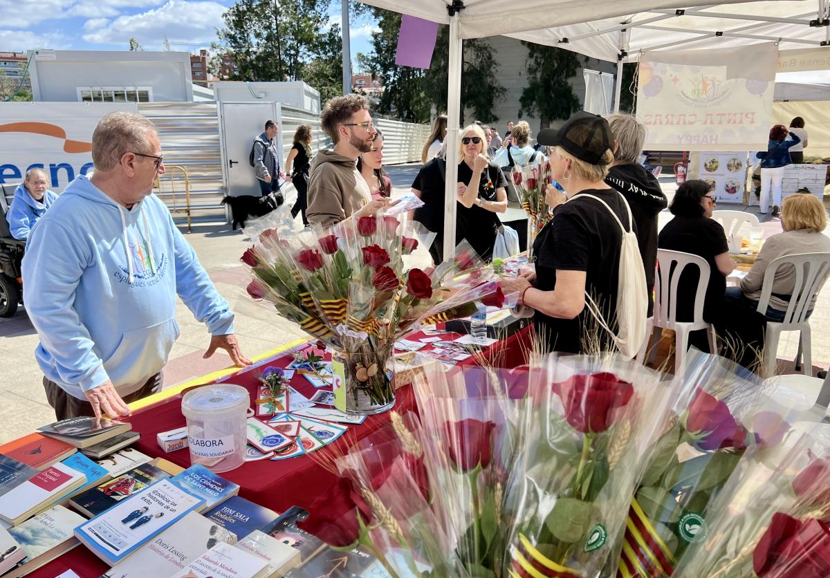 Una parada de roses a Esplugues de Llobregat