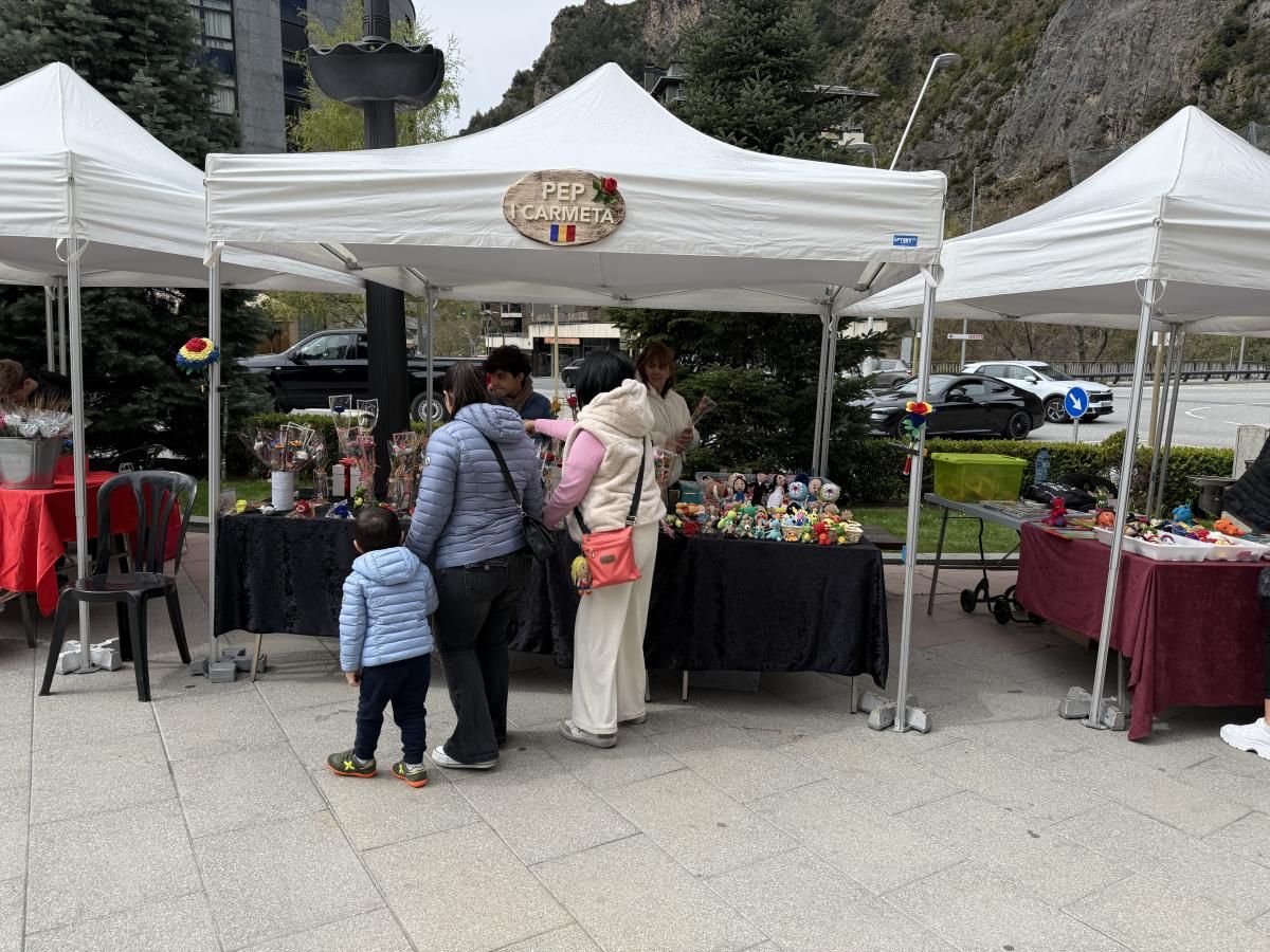 Una de les parades de sant Jordi a Sant Julià de Lòria