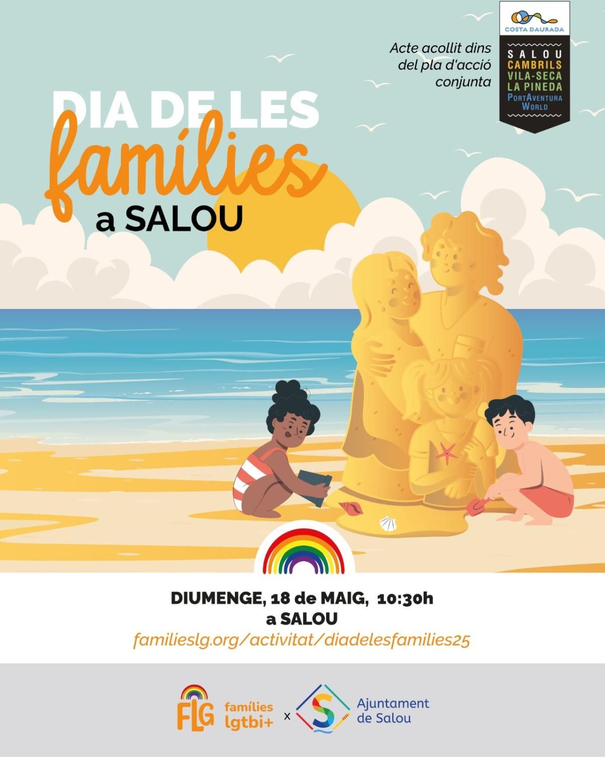 Salou acollirà, el proper diumenge, el ‘Dia de les Famílies Diverses portada
