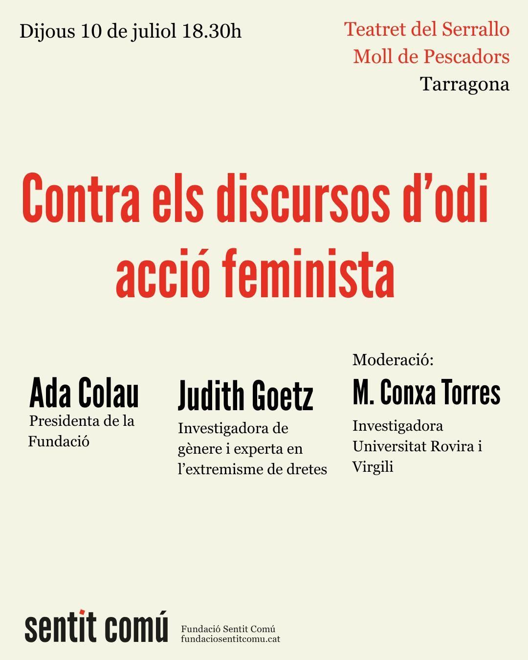 Ada Colau trobada Tarragona