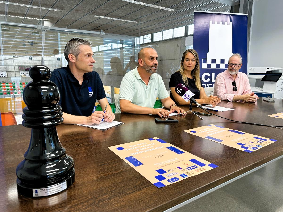 Presentació del 25è Open d'Escacs de Torredembarra | FOTO: Anna F. / Ajuntament de Torredembarra