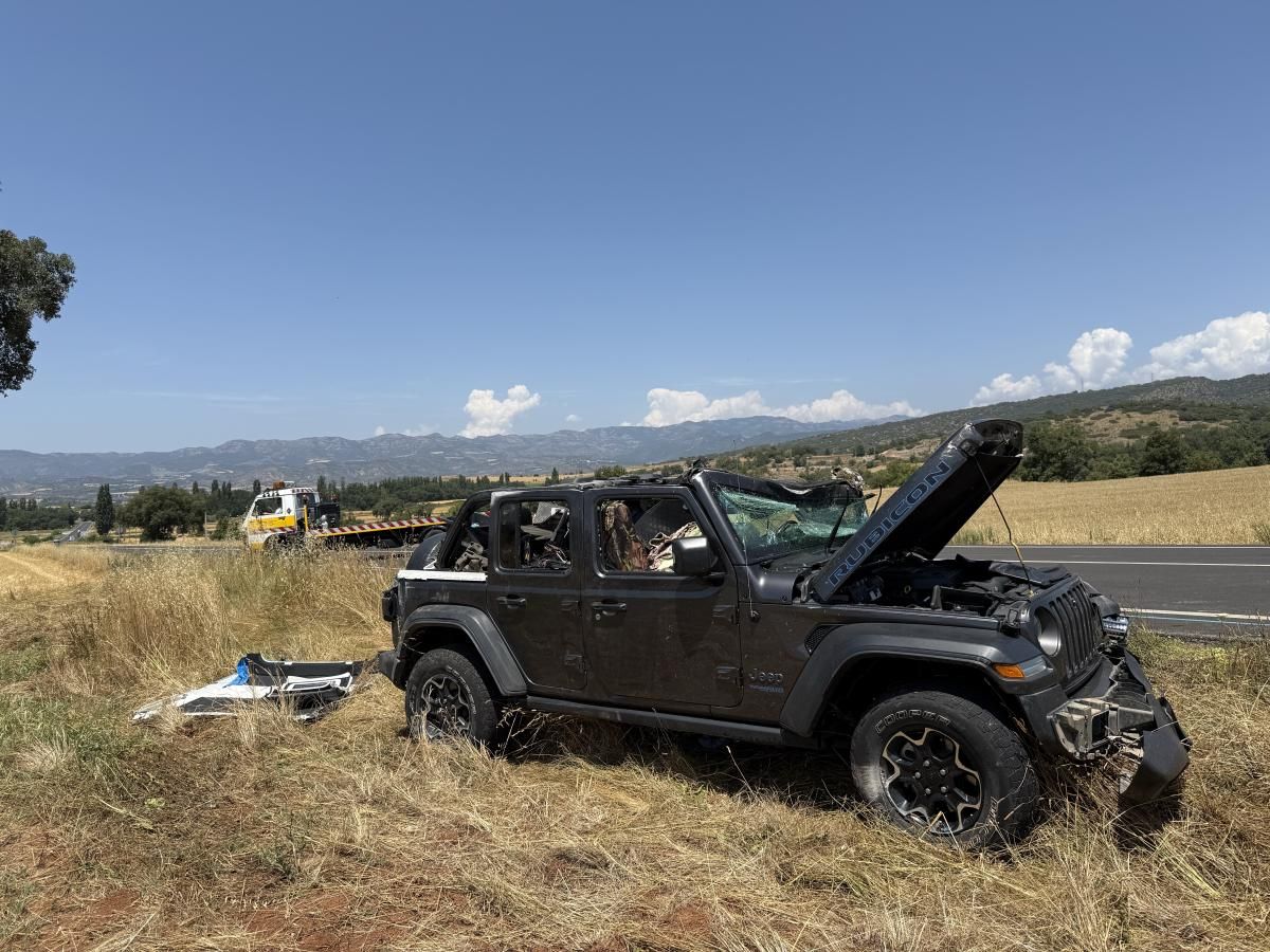 El todoterreno siniestrado en el accidente mortal en Tremp