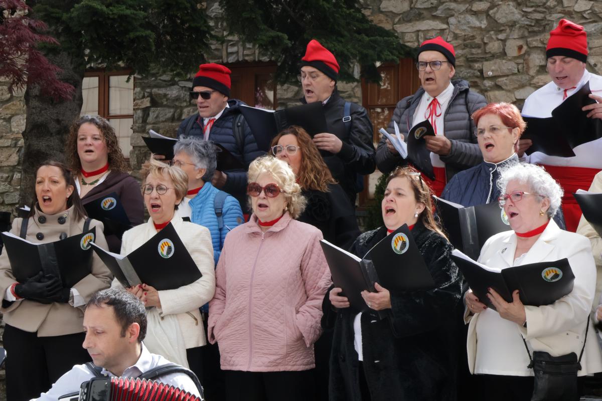 Un moment de les caramelles de la coral Rocafort de Sant Julià de Lòria