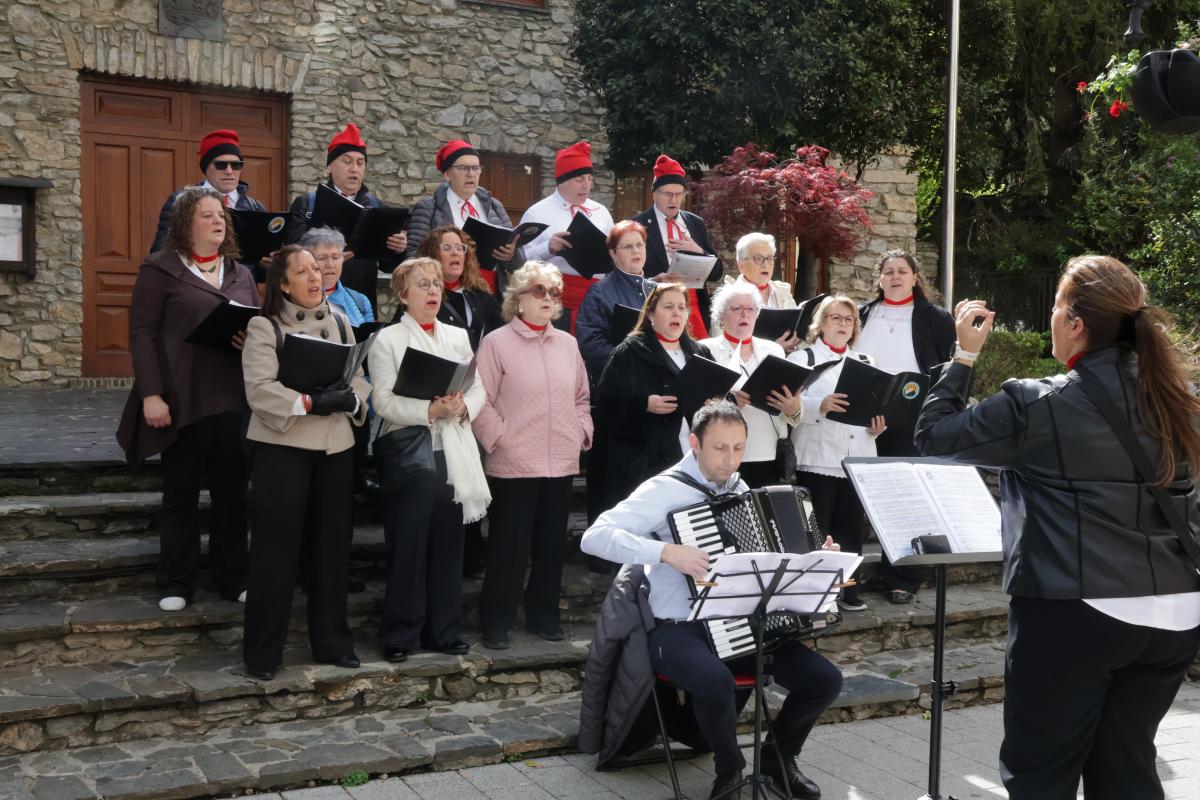 Un moment de les caramelles de la coral Rocafort de Sant Julià de Lòria