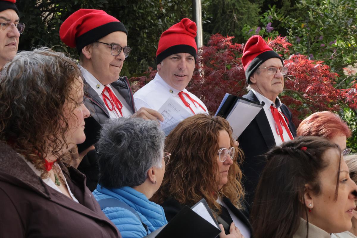 Un moment de les caramelles de la coral Rocafort de Sant Julià de Lòria