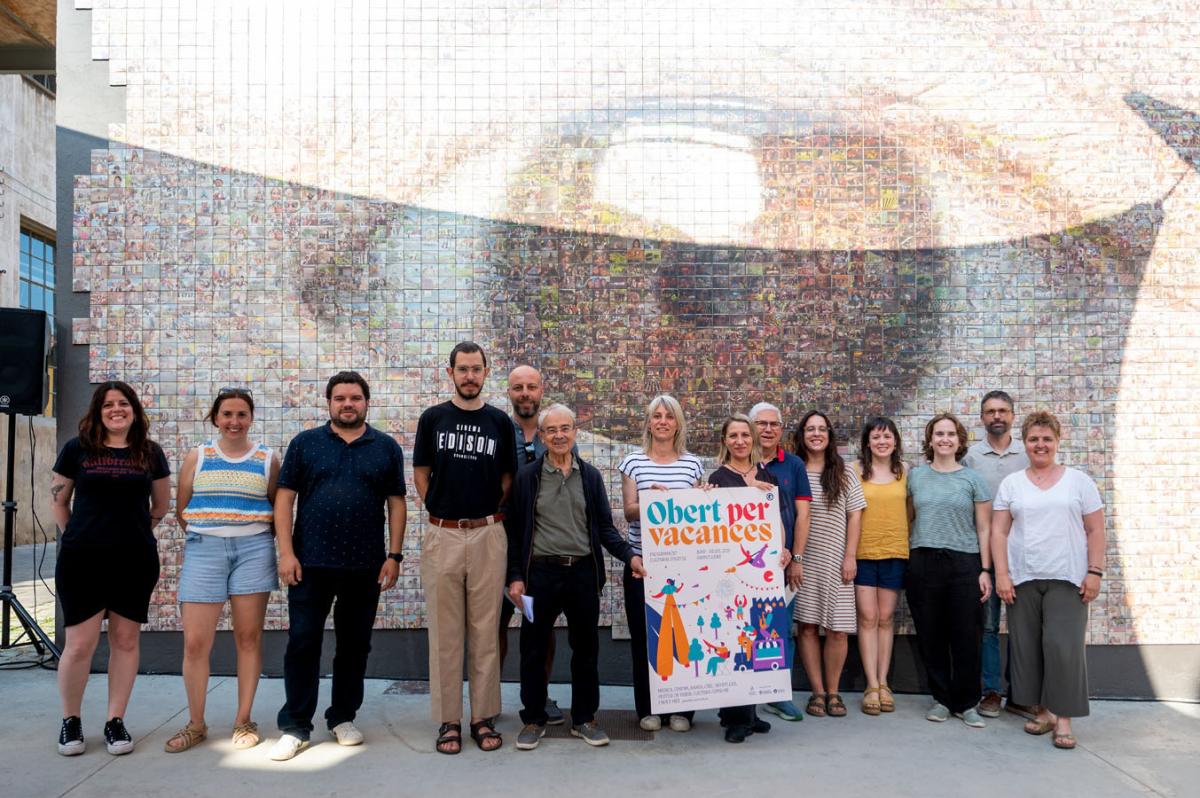 Presentación de la programación cultural de verano Abierto por vacaciones en Granollers