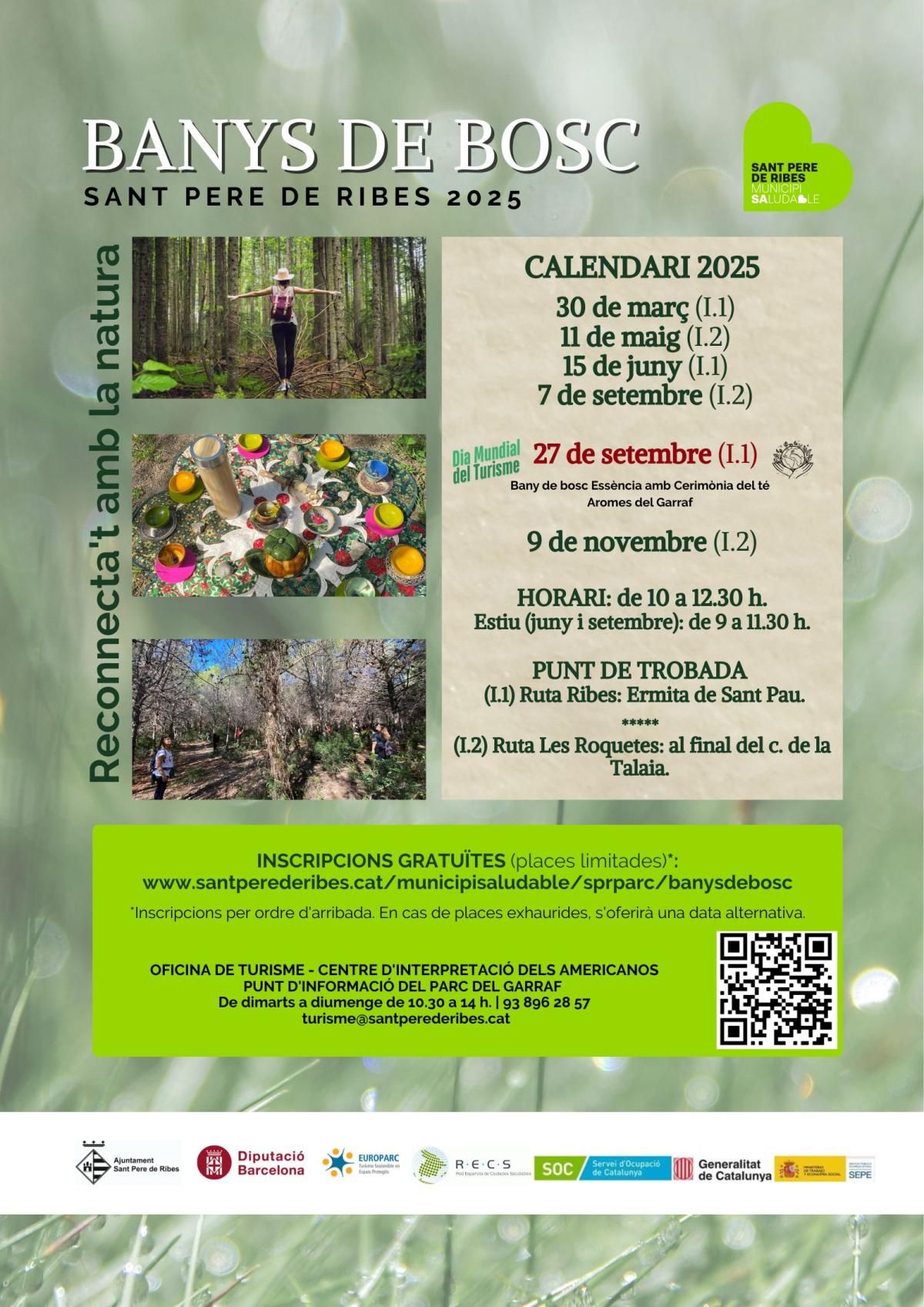 Cartell Banys de bosc 2025
