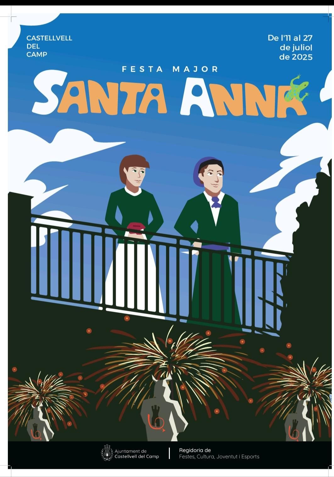 cartel Fiesta Mayor de Santa Anna 2025
