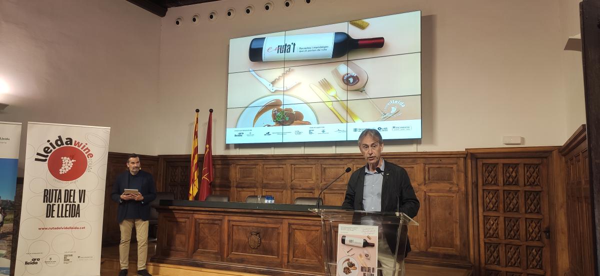 presentació Enruta't vi maridatge Lleida