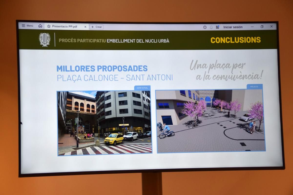 La plaça Canonge un cop es portin a terme les reformes