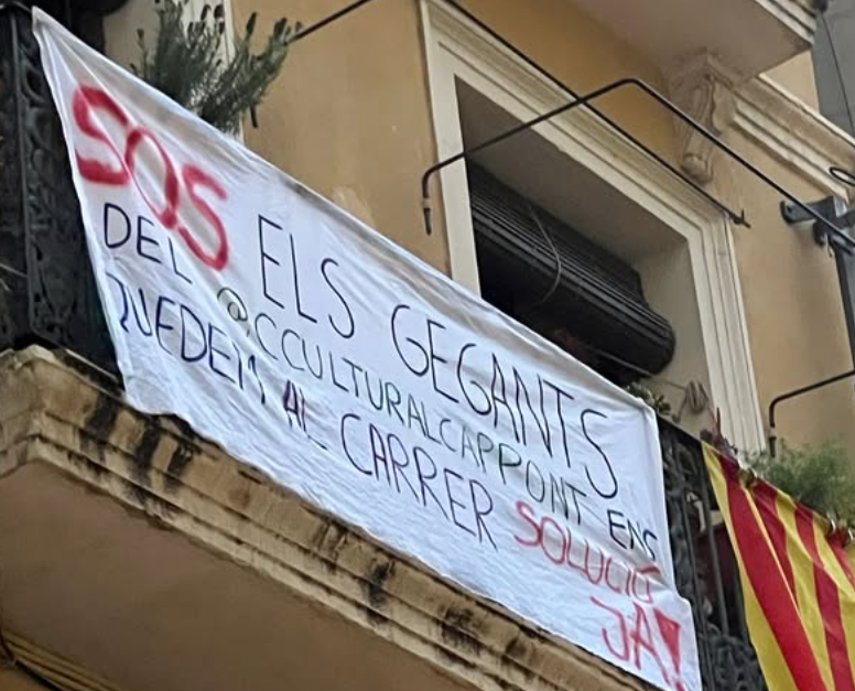 pancarta cultura Cappont