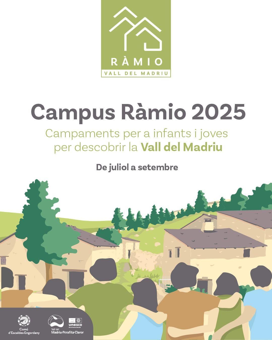 El cartell del campus a Ràmio