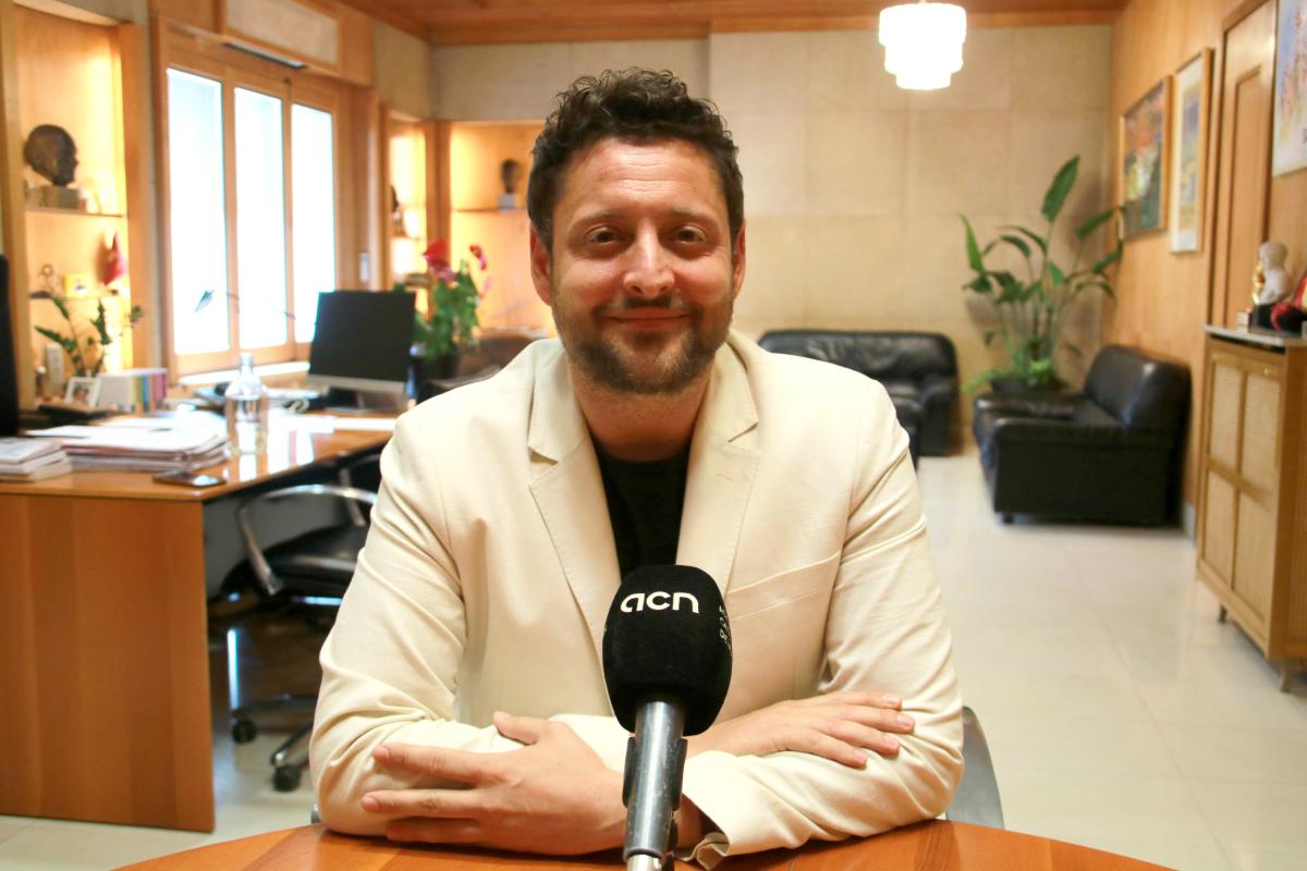 L'alcalde de Tarragona, Rubén Viñuales, en una entrevista a l'ACN 1
