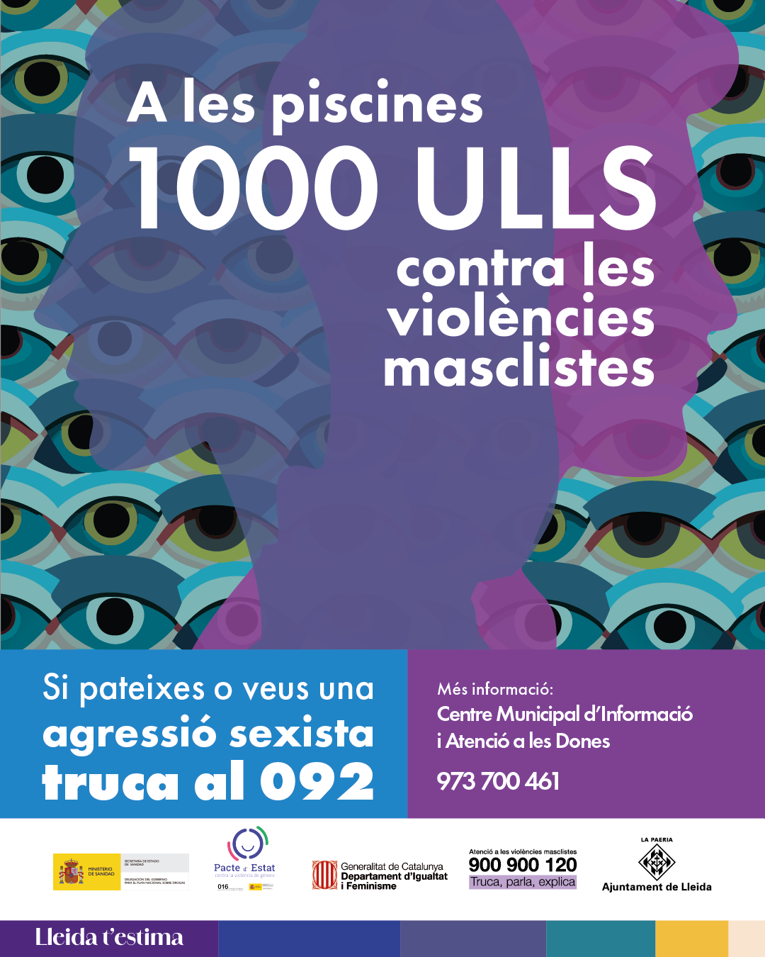 En las piscinas, “1.000 ojos contra las violencias machistas”