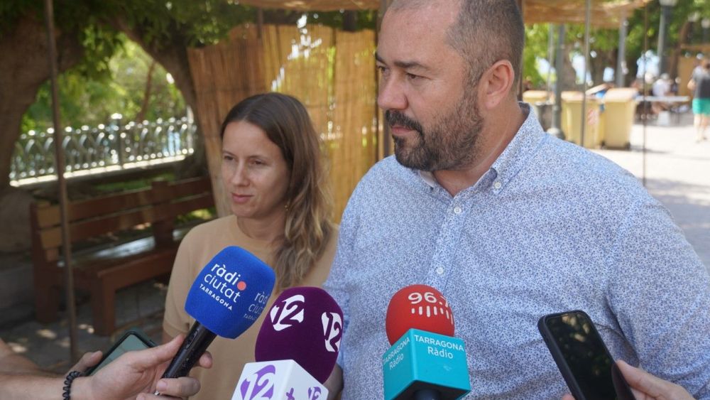 Xavi Puig i Maria Roig d'ERC Tarragona Xavi Puig i Maria Roig d'ERC Tarragona