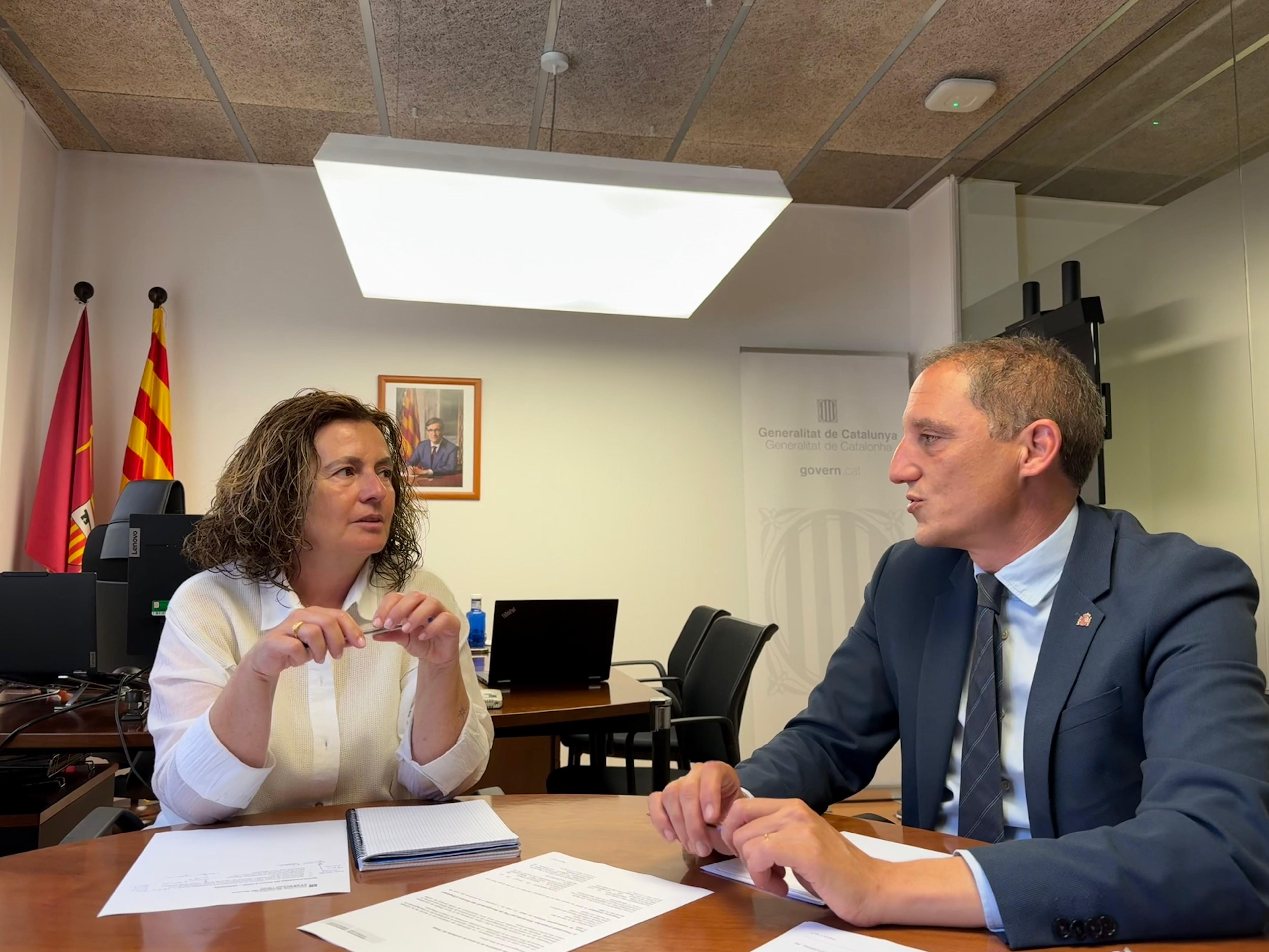 El subdelegado del Gobierno en Lleida, José Crespín, se desplazó ayer a Tremp, donde mantuvo una reunión de trabajo con la delegada territorial del Gobierno de la Generalitat en el Alto Pirineo y Arán, Sílvia Romero