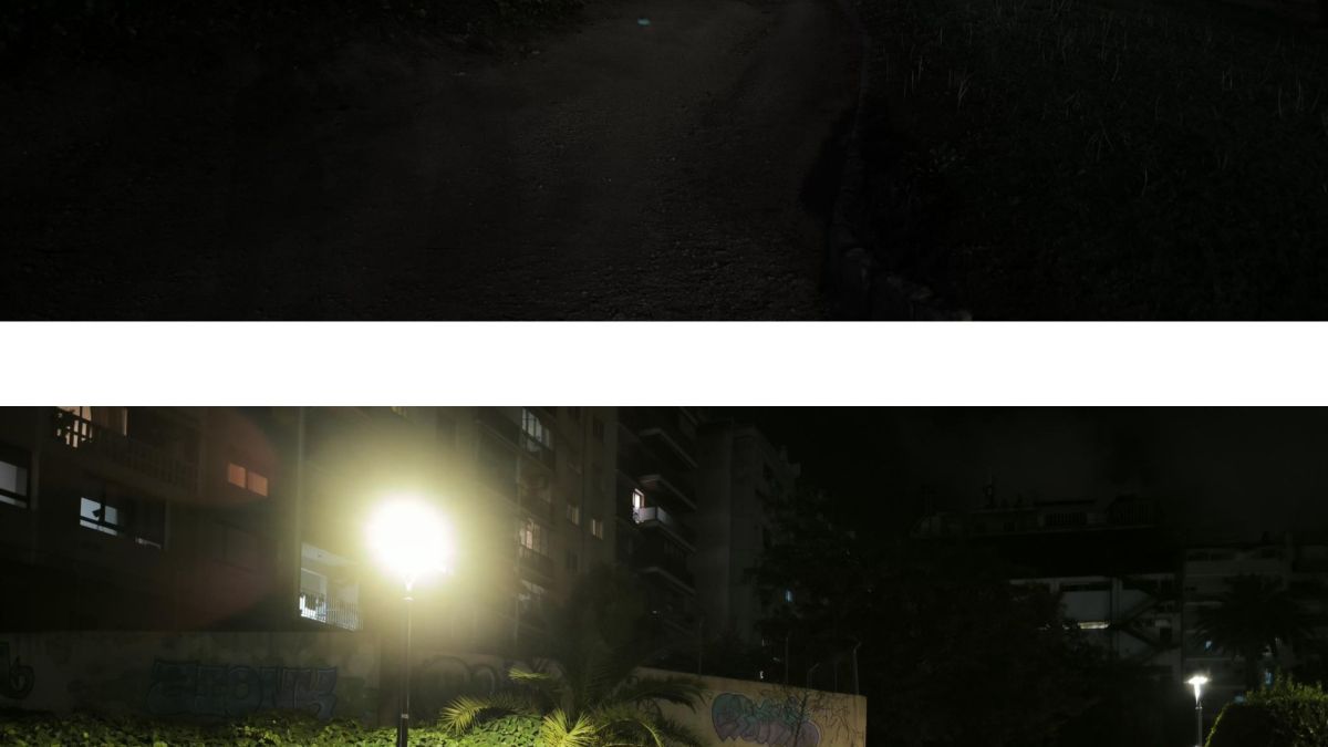 Abans i després dels canvis d'il·luminació al Parc de la Ciutat de Tarragona 4 Abans i després dels canvis d'il·luminació al Parc de la Ciutat de Tarragona 4