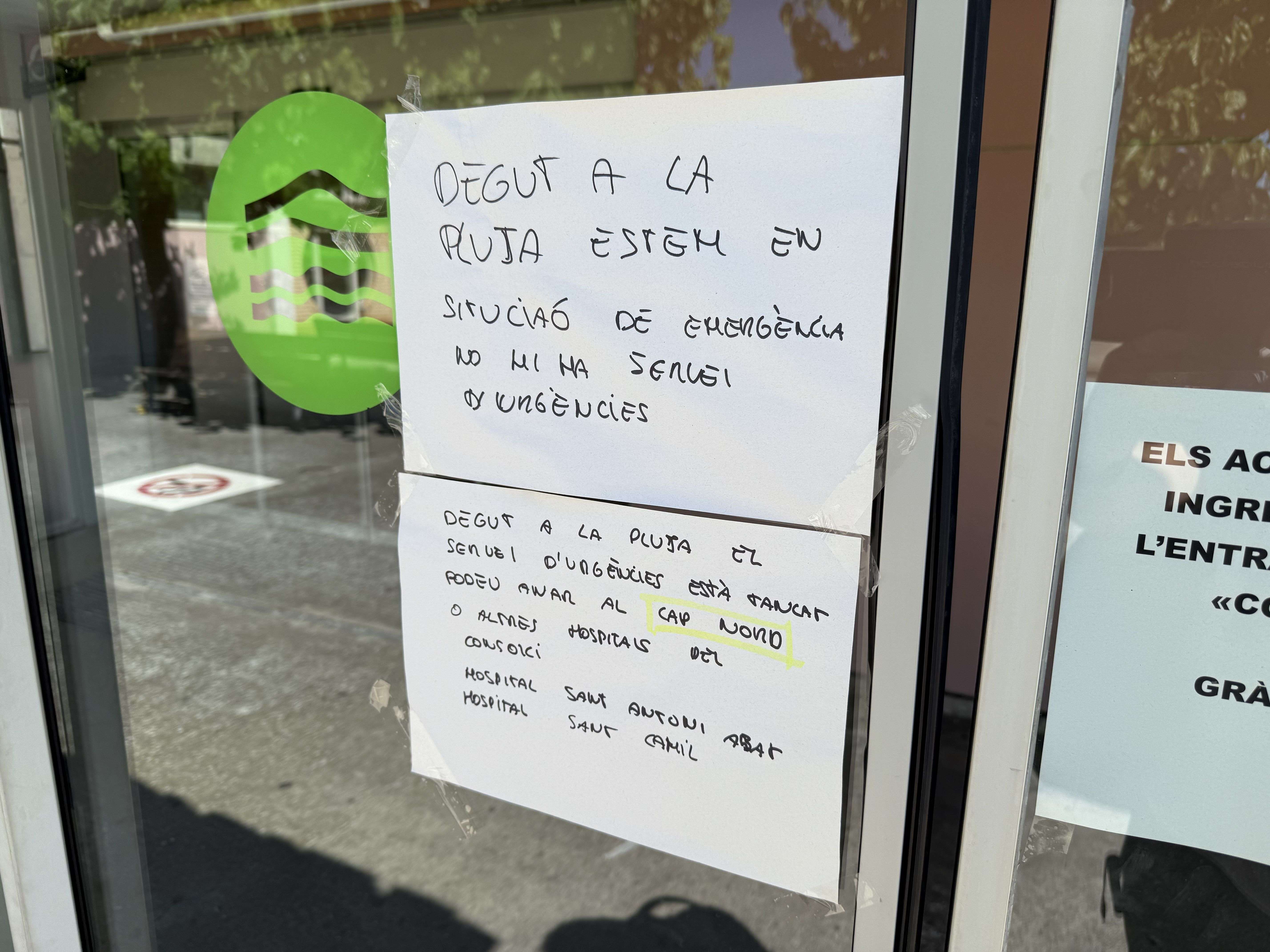 Hospital Alt Penedes Inundacions