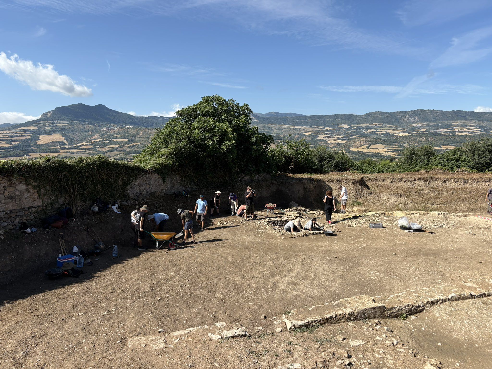@Jean_Abella / El yacimiento del Hort del Cavaller se encuentra junto al pueblo de Isona