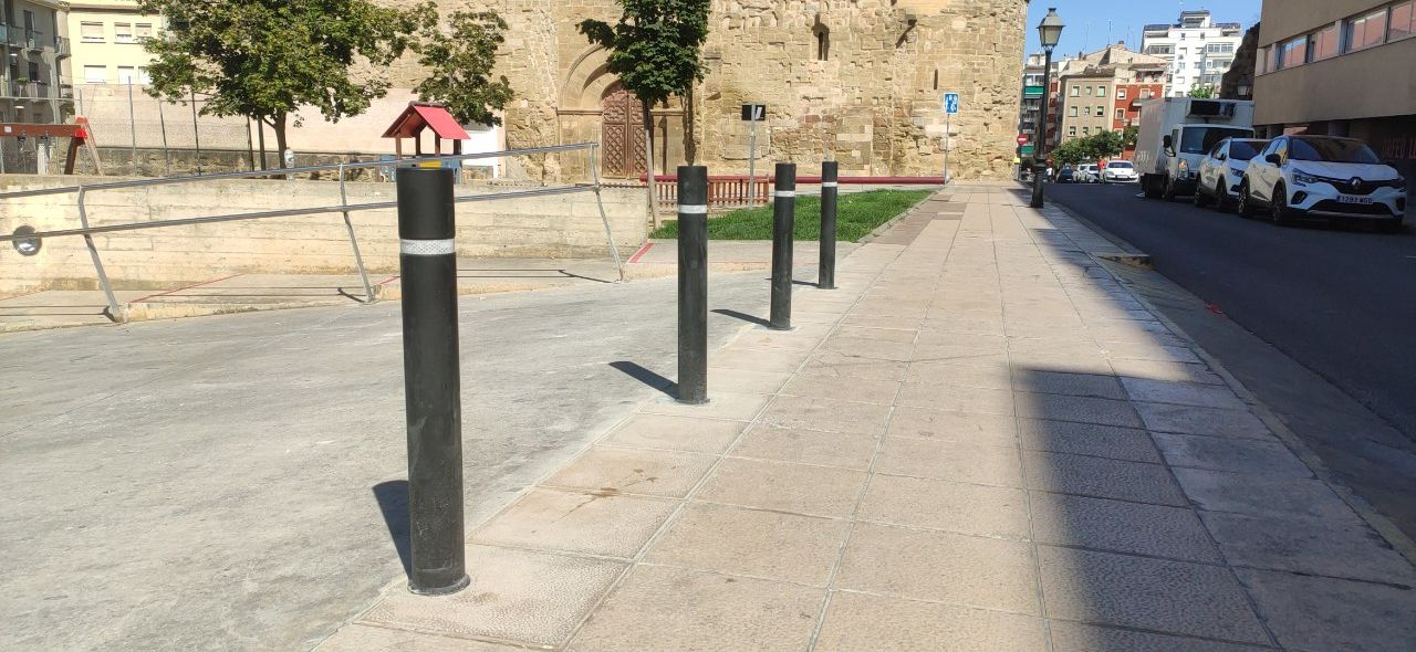 FOTO: D.H. / Los nuevos adoquines en la calle Sant Martí