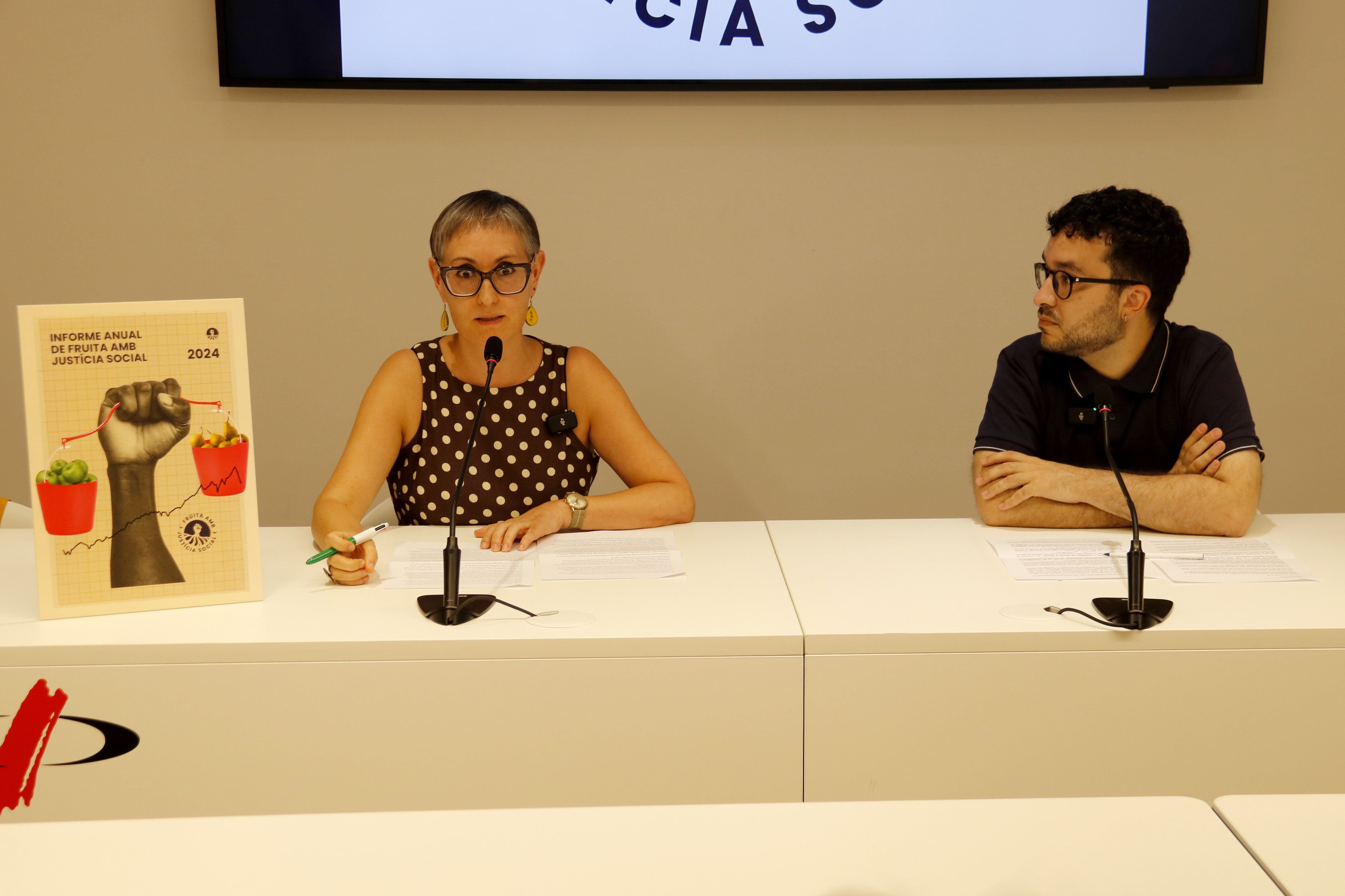 ACN / Presentació de l'informe 2024 de Fruita amb Justícia Social a Lleida