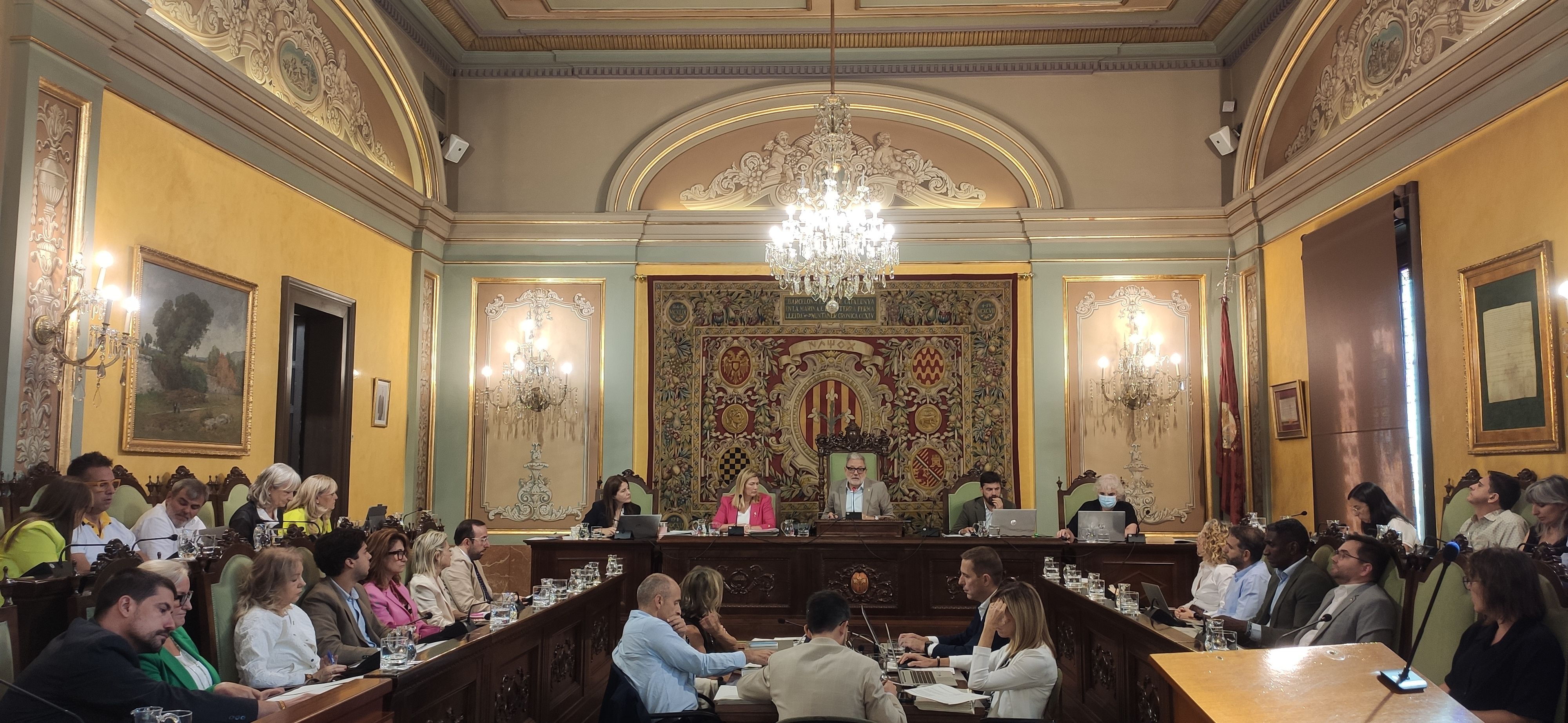 FOTO: D.H. / El ple d'avui divendres a l'Ajuntament de Lleida
