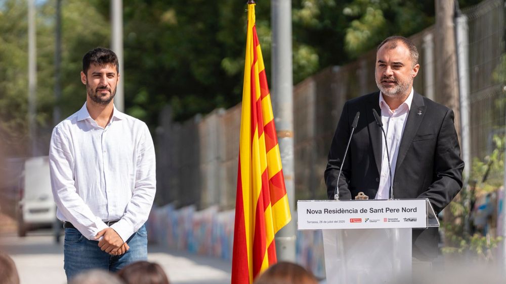 Primera pedra de la construcció de la residència i centre de dia a Sant Pere Nord de Terrassa. 2 Primera pedra de la construcció de la residència i centre de dia a Sant Pere Nord de Terrassa. 2