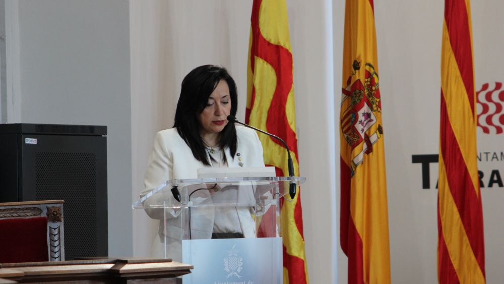 Maria Mercè Martorell al Ple Municipal de Tarragona de l'octubre del 2024 Maria Mercè Martorell al Ple Municipal de Tarragona de l'octubre del 2024