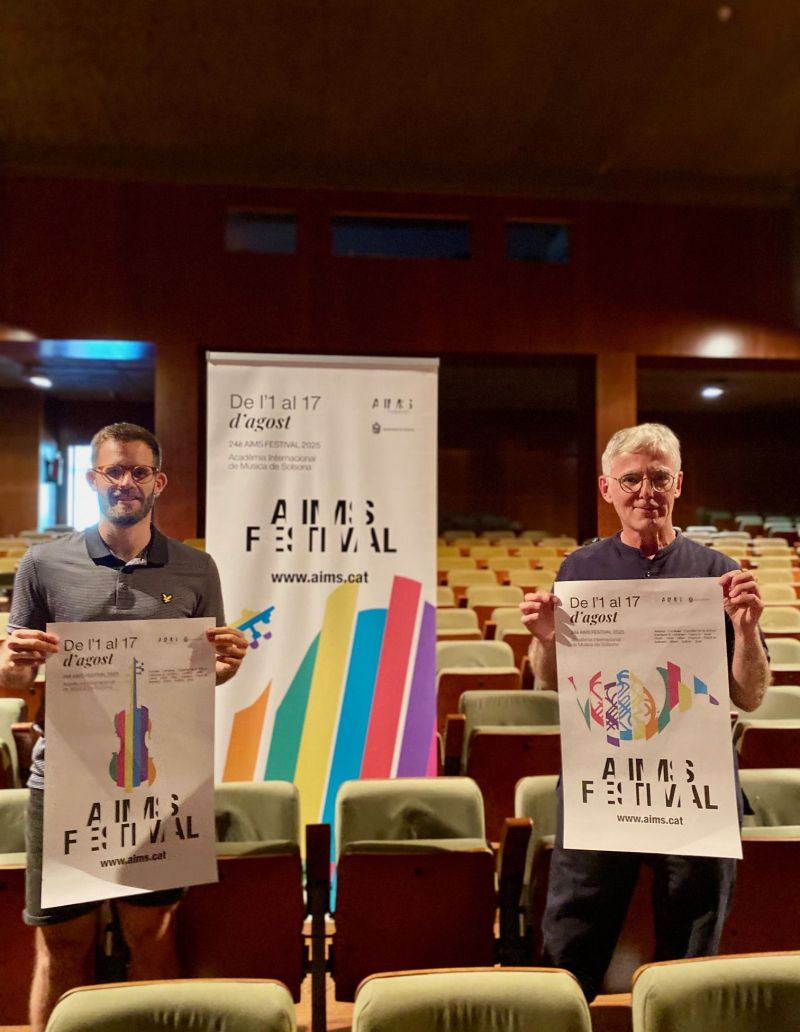 president de l’AIMS Fundació, Peter Thiemann, i el regidor de Cultura, Albert Colell president de l’AIMS Fundació, Peter Thiemann, i el regidor de Cultura, Albert Colell