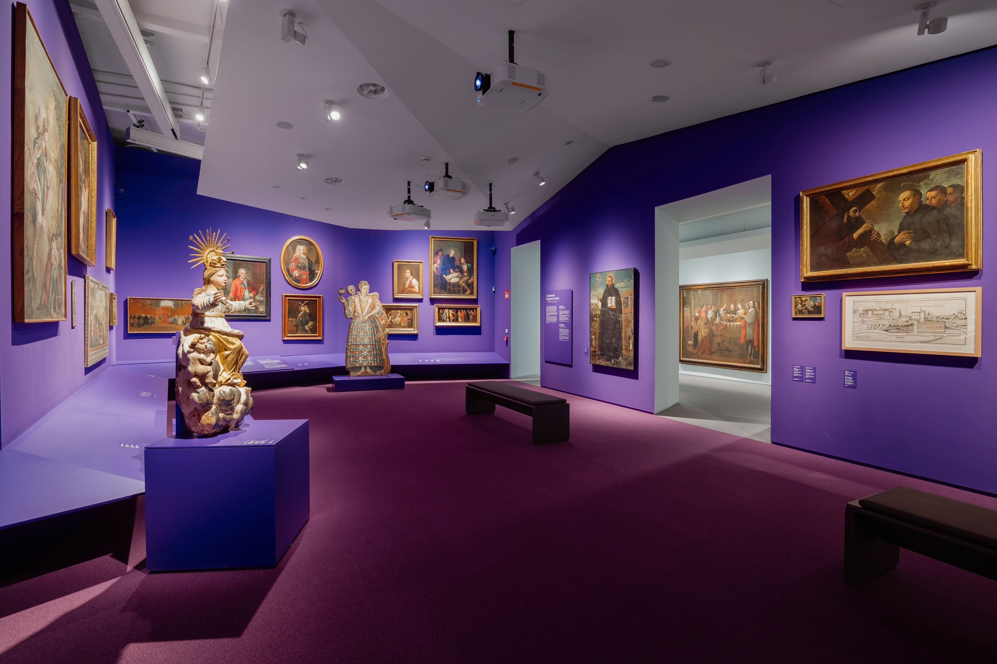 Una de les sales del Museu del Barroc de Catalunya | FOTO: Txus Garcia