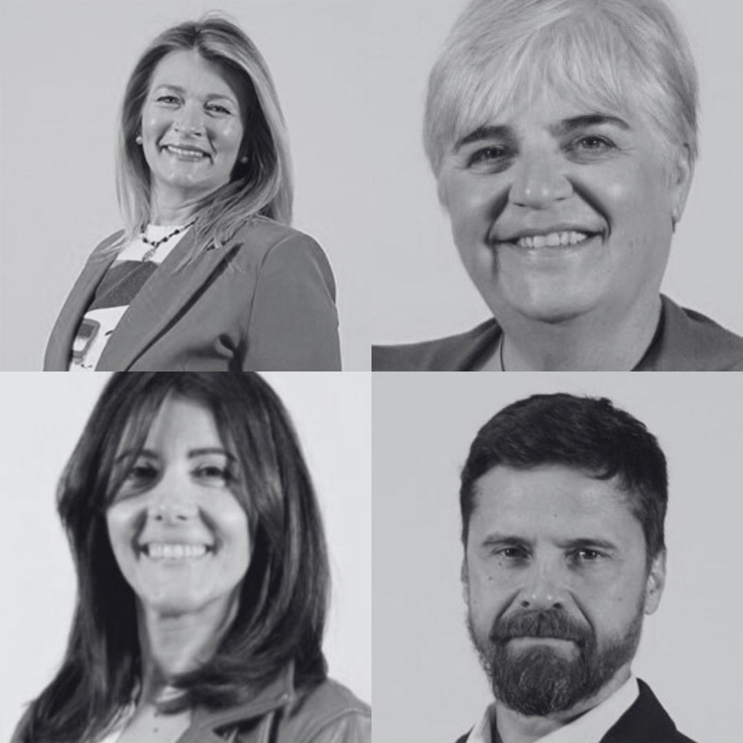Begoña Iglesias, Carme Valls, Cristina Morón y Carlos Enjuanes, alcaldesas y alcalde accidentales durante agosto