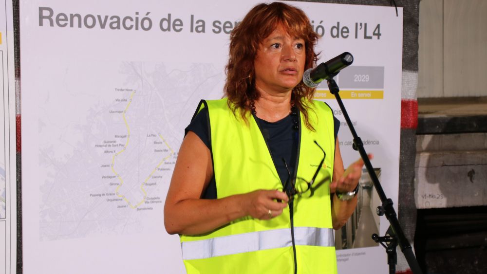 La presidenta de TMB, Laia Bonet La presidenta de TMB, Laia Bonet